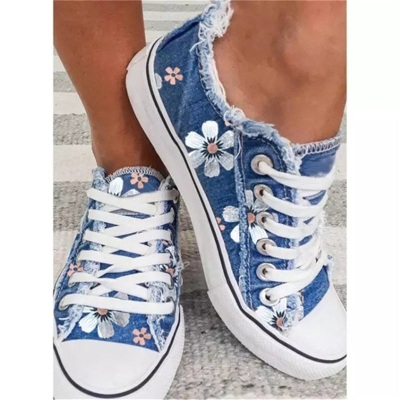 New 2020 Spring Summer Women Canvas Shoes Flat Sneakers Denim Loafers Open  Toe Sandals Women Casual Shoes Low Upper | Wish